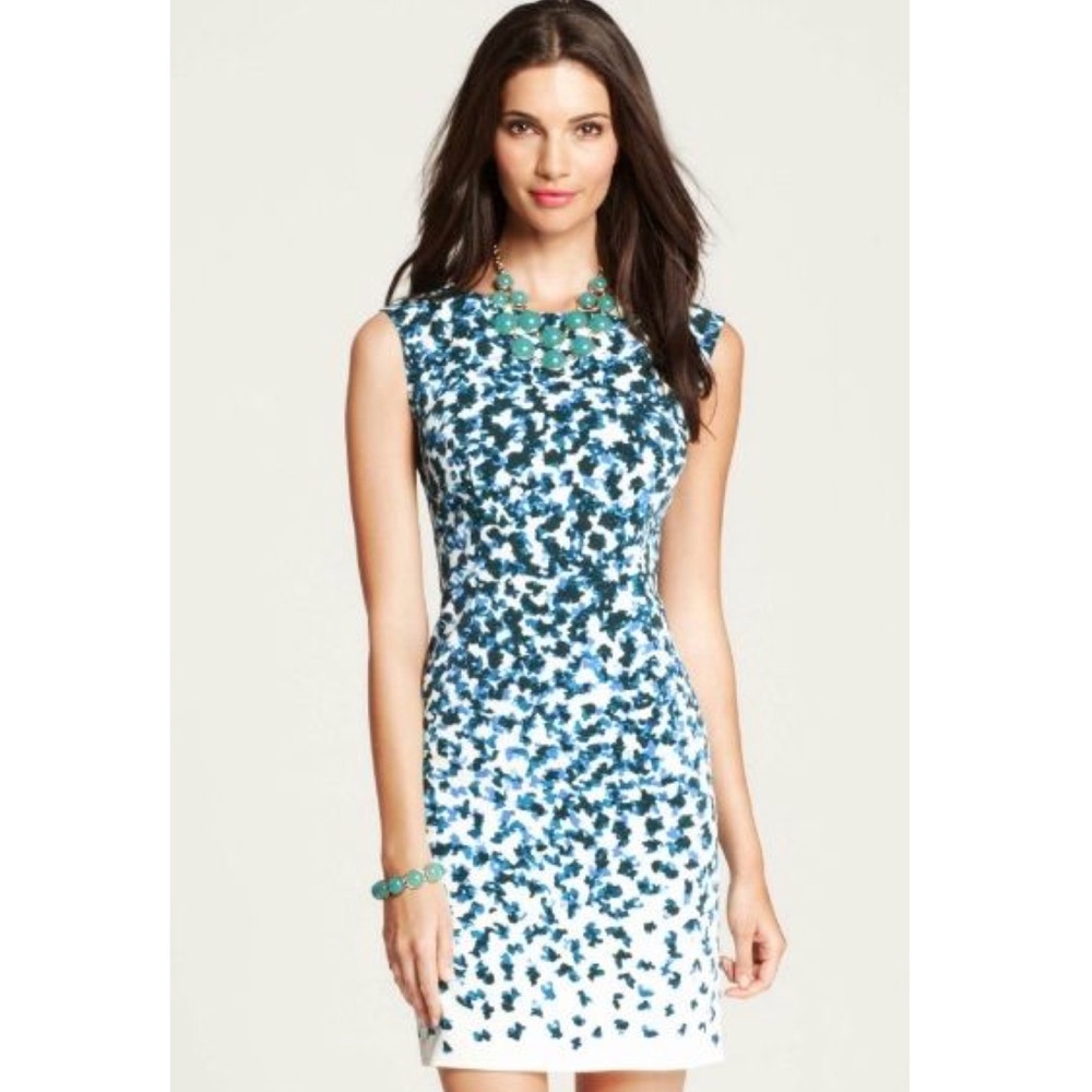 Falling Petals Sheath Dress